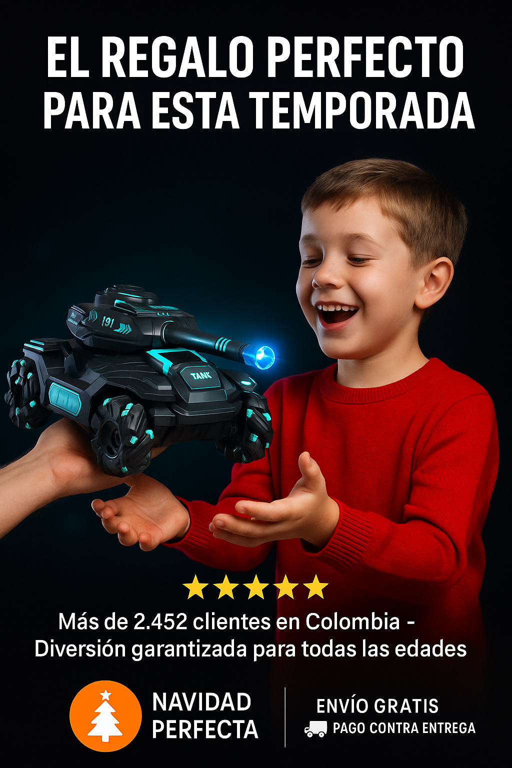 Carro Tanque Hidrogel | El Regalo Perfecto Para Estas Navidades