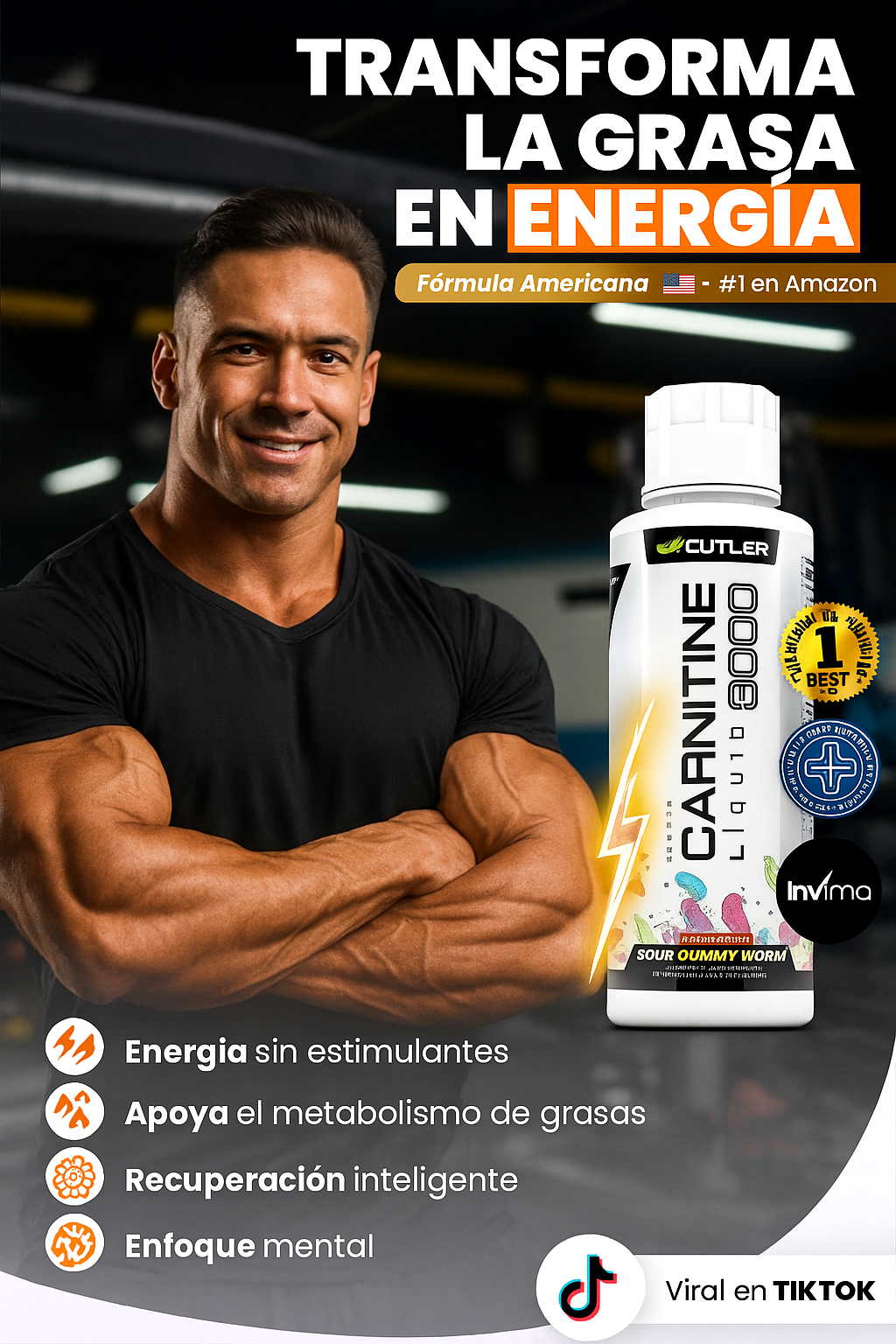 L-Carnitine 3000 | Transforma La Grasa En ENERGÍA