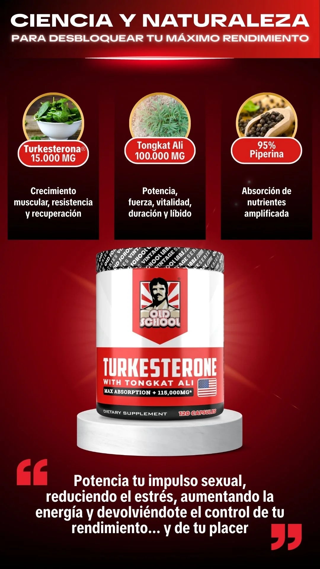 🏋️‍♂️TURKESTERONE® - RECUPERA TU VITALIDAD
