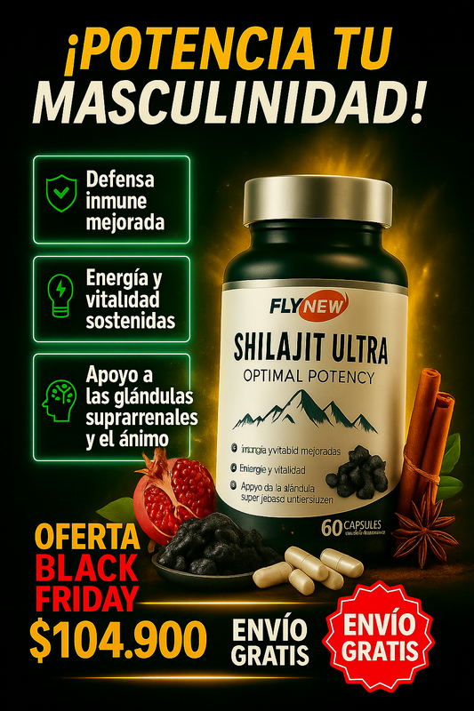 Shilajit Ultra | Recupera El Titan Que Todas Necesitan