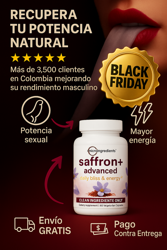 Saffron+ Advanced | Recupera tu confianza HOY con Azafran