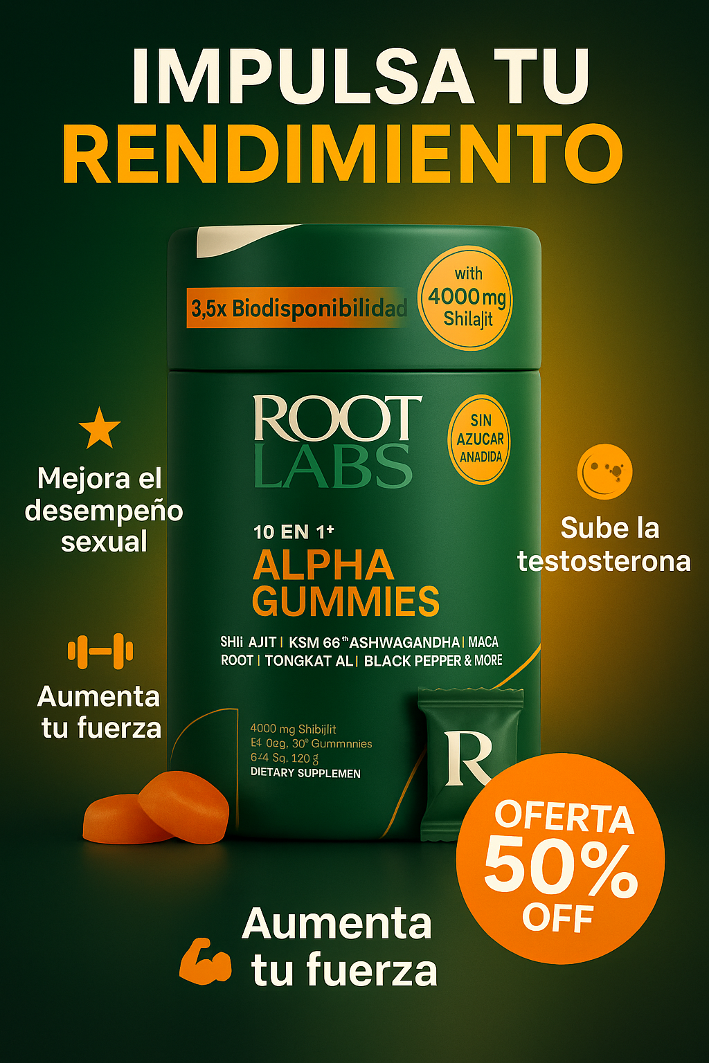 Alpha Gummies | Tu Mejor Aliado Para Tu Rendimiento